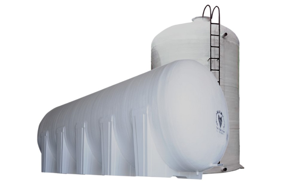 GRP Cylindrical Tanks