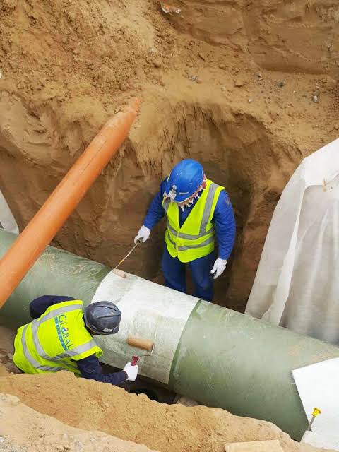 GRP Pipes Joint Lamination